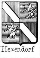 Hezendorf Coat of Arms / Family Crest 1