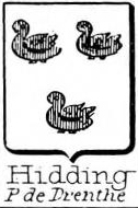Hidding Coat of Arms / Family Crest 1
