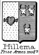 Hillema Coat of Arms / Family Crest 1