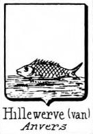 Hillewerve Coat of Arms / Family Crest 0