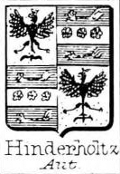 Hinderholtz Coat of Arms / Family Crest 0