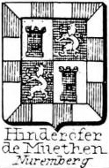Hinderofer Coat of Arms / Family Crest 0