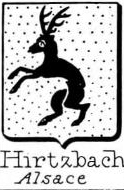 Hirtzbach Coat of Arms / Family Crest 0