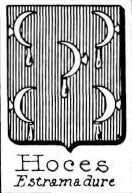 Hoces Coat of Arms / Family Crest 1