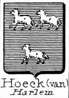 Hoeck Coat of Arms / Family Crest 1