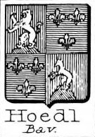 Hoedl Coat of Arms / Family Crest 1