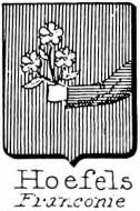 Hoefels Coat of Arms / Family Crest 0