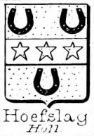 Hoefslag Coat of Arms / Family Crest 0