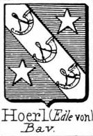 Hoerl Coat of Arms / Family Crest 2
