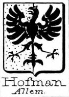 Hofman Coat of Arms / Family Crest 4