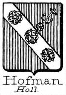 Hofman Coat of Arms / Family Crest 3