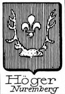 Hoger Coat of Arms / Family Crest 1