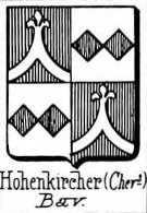 Hohenkircher Coat of Arms / Family Crest 4