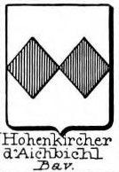 Hohenkircher Coat of Arms / Family Crest 5