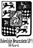 Hohenlohe Coat of Arms / Family Crest 5