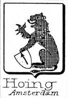 Hoing Coat of Arms / Family Crest 0