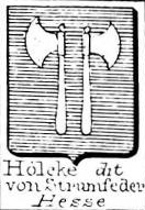 Holcke Coat of Arms / Family Crest 0