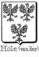 Hole Coat of Arms / Family Crest 3