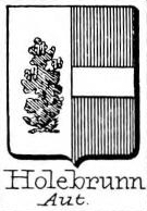 Holebrunn Coat of Arms / Family Crest 0
