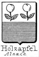 Holzapfel Coat of Arms / Family Crest 1