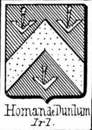 Homan Coat of Arms / Family Crest 3