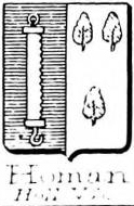 Homan Coat of Arms / Family Crest 2