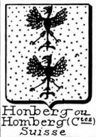 Honberg Coat of Arms / Family Crest 1