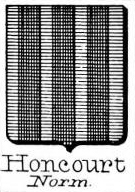 Honcourt Coat of Arms / Family Crest 0