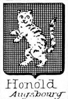 Honold Coat of Arms / Family Crest 2