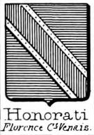 Honorati Coat of Arms / Family Crest 1
