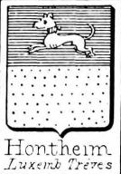 Hontheim Coat of Arms / Family Crest 0
