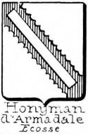 Honyman Coat of Arms / Family Crest 1