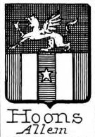 Hoons Coat of Arms / Family Crest 0