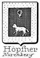 Hopfner Coat of Arms / Family Crest 2
