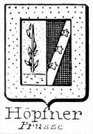 Hopfner Coat of Arms / Family Crest 1