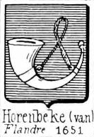 Horenbeke Coat of Arms / Family Crest 1