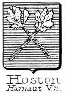 Hoston Coat of Arms / Family Crest 1