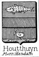 Houtthuyn Coat of Arms / Family Crest 0