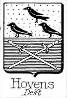 Hovens Coat of Arms / Family Crest 0