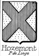 Hozemont Coat of Arms / Family Crest 0
