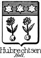 Hubrechtsen Coat of Arms / Family Crest 0