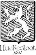 Huckesloot Coat of Arms / Family Crest 0