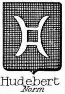 Hudebert Coat of Arms / Family Crest 1