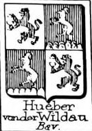 hueber Coat of Arms / Family Crest 23