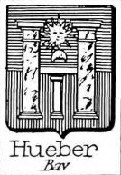 hueber Coat of Arms / Family Crest 9