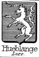 Hueblange Coat of Arms / Family Crest 0