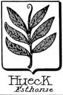 Hueck Coat of Arms / Family Crest 0