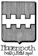 Hugenpoth Coat of Arms / Family Crest 0