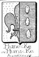 Hunecke Coat of Arms / Family Crest 2
