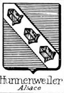 Hunnenweiler Coat of Arms / Family Crest 0